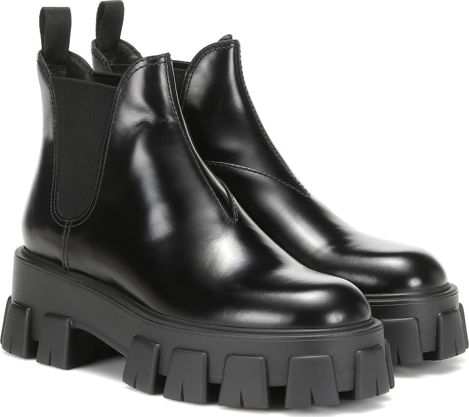 Prada Leather ankle boots