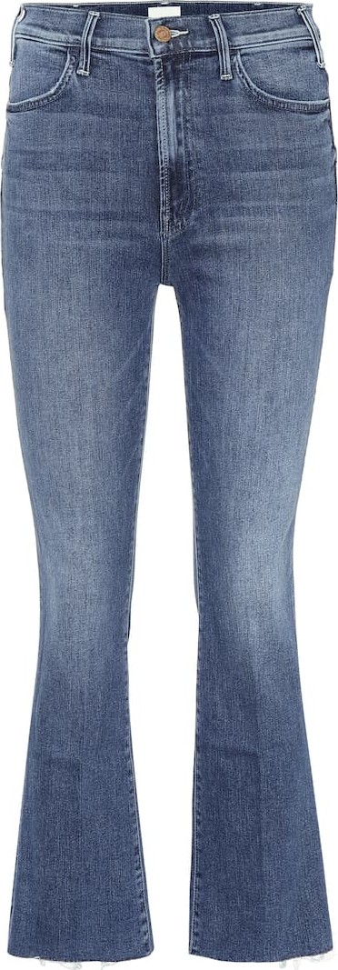 MOTHER The Hustler cropped high-rise jeans