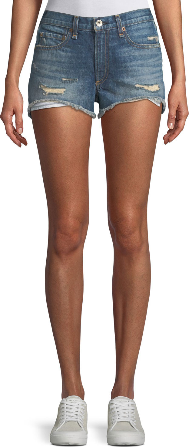 Rag & Bone Margaux Cutoff Denim Shorts