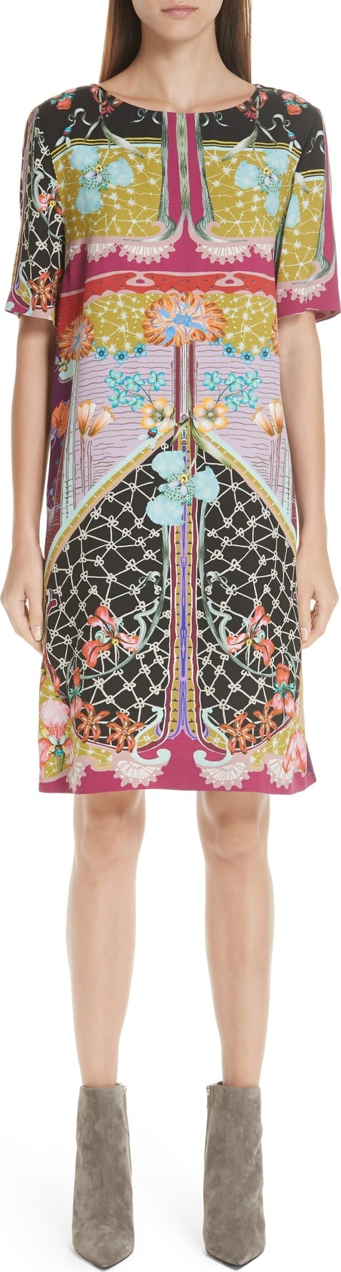 Etro Multi Print Tunic Dress