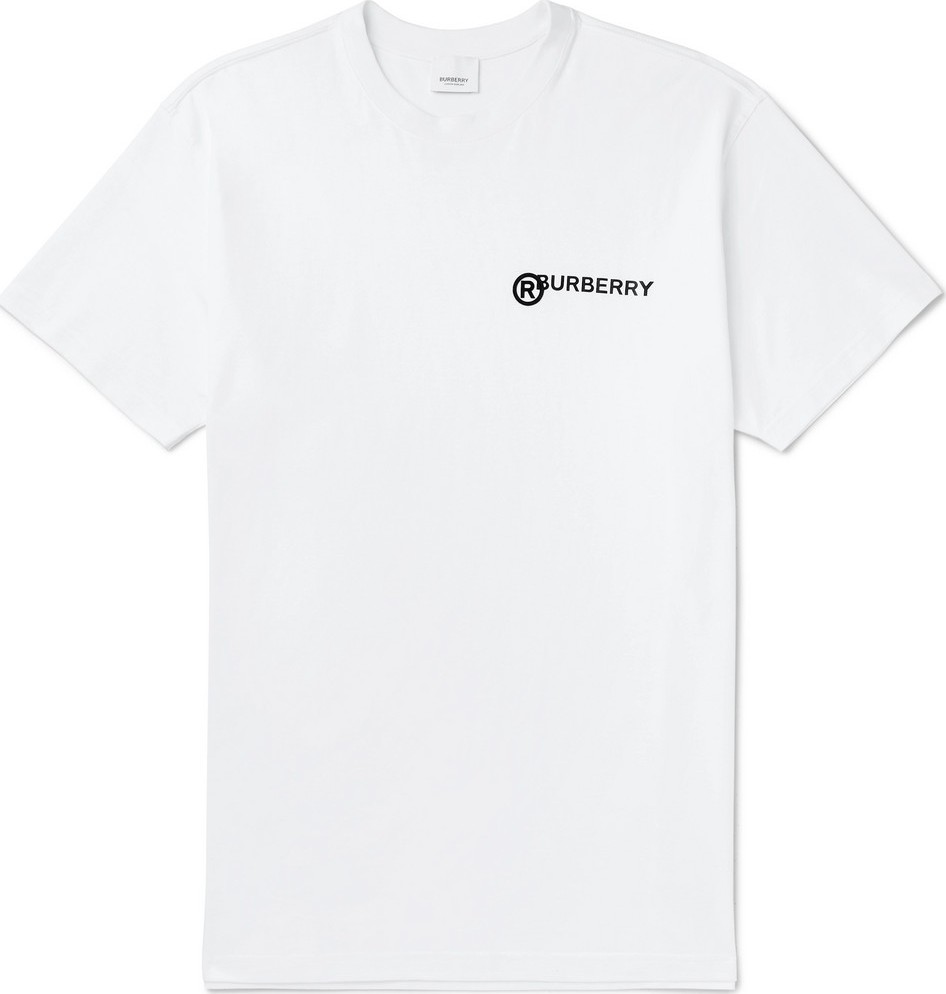 Burberry London England Oversized Printed Cotton-Jersey T-Shirt