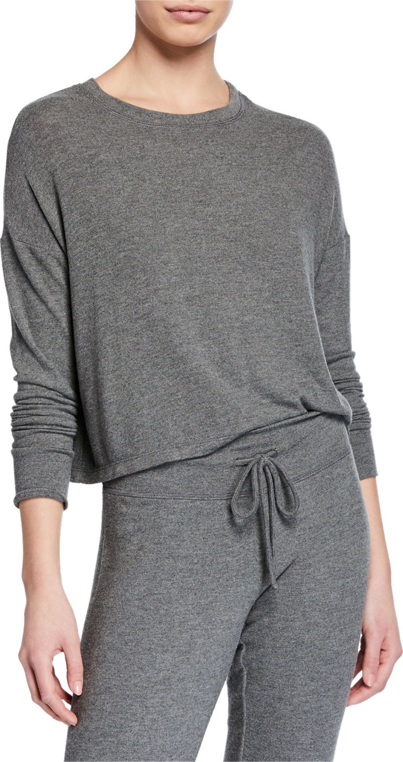 Beyond Yoga Brushed Up Cropped Pullover
