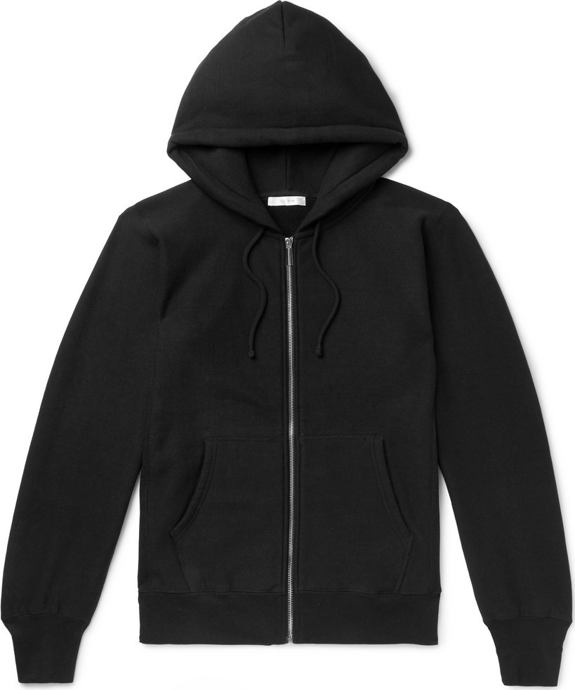 THE ROW Loopback Cotton-Jersey Zip-Up Hoodie