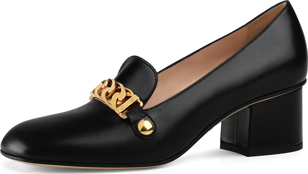 Gucci 55mm Leather Loafers