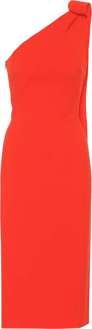 Oscar De La Renta Stretch wool crêpe dress