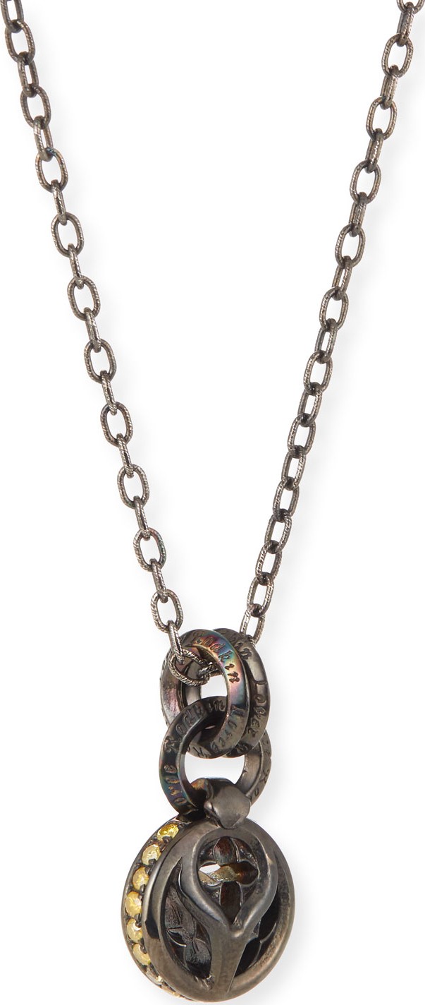 Loree Rodkin Mixed-Diamond Pendant Necklace