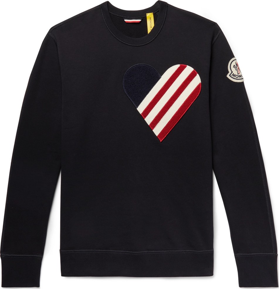 Moncler Genius 2 Moncler 1952 Logo-Appliquéd Loopback Cotton-Jersey Sweatshirt