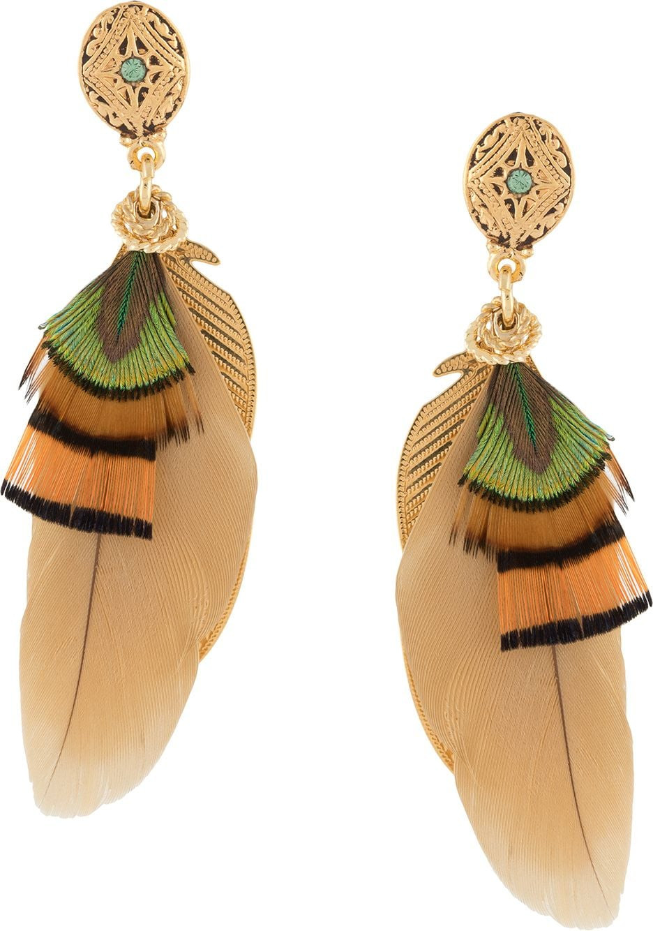 GAS Bijoux - Sao feather earrings
