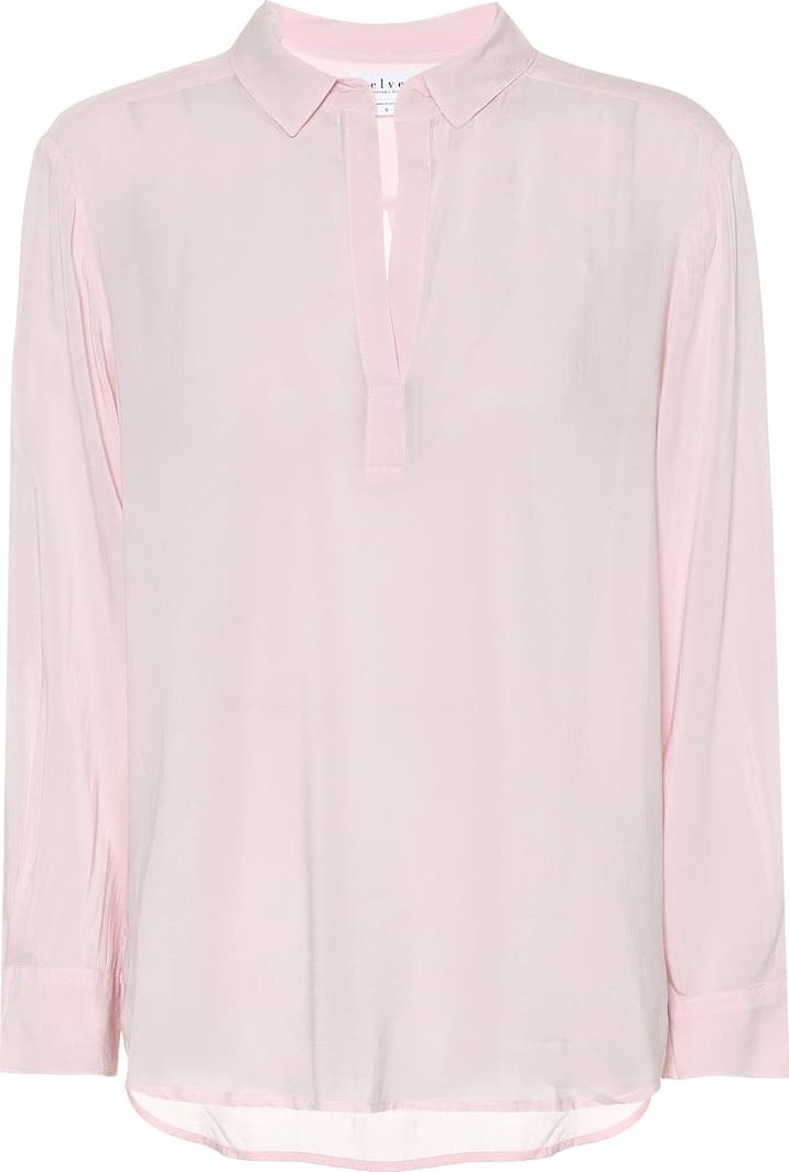 Velvet By Graham & Spencer Eliza crêpe shirt