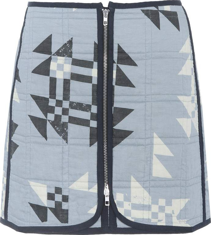 Isabel Marant Lickly quilted cotton skirt