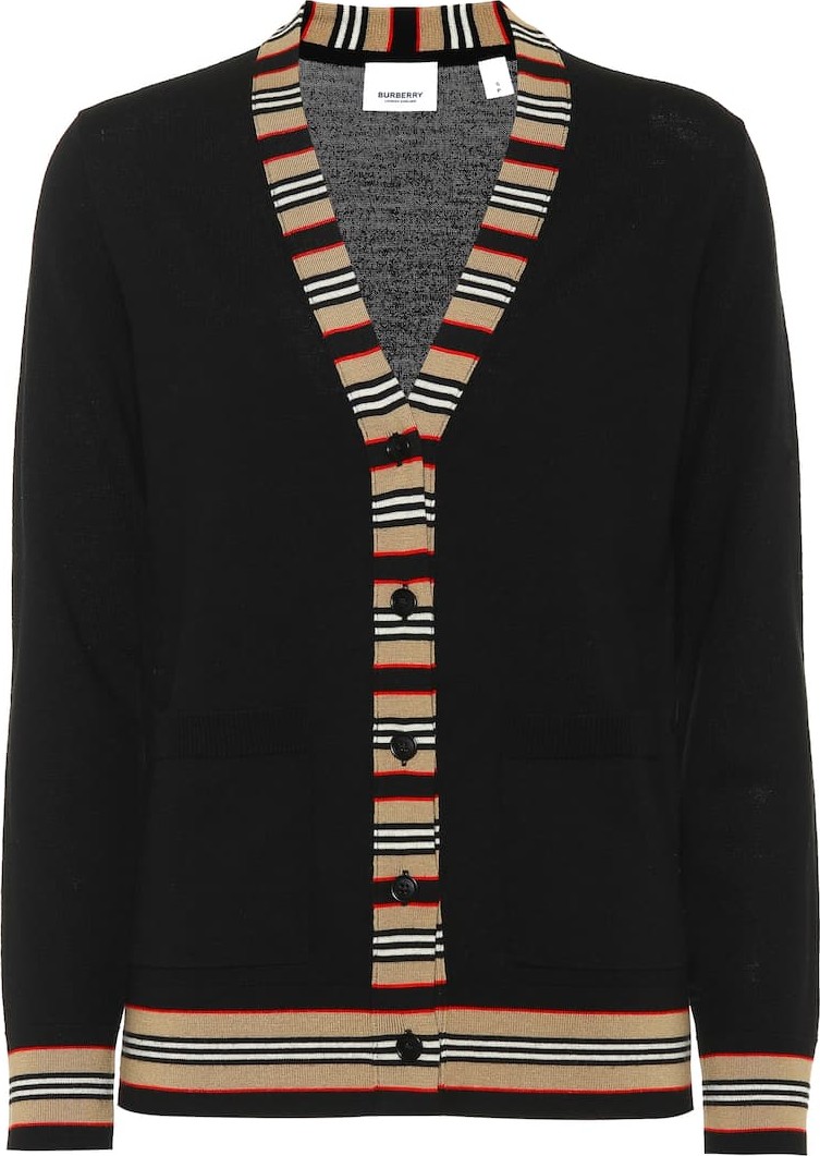 Burberry London England Merino wool cardigan