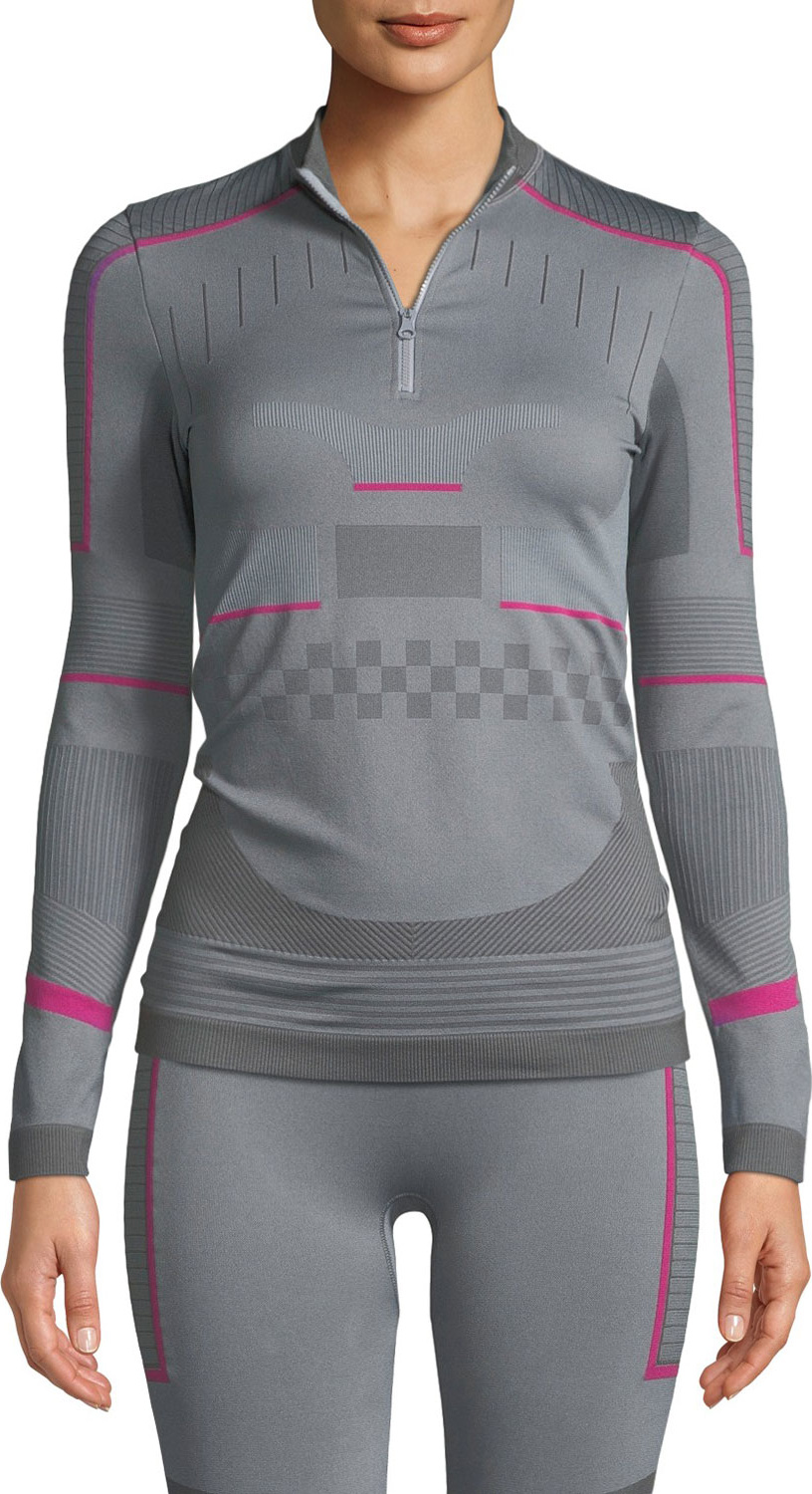 Adidas By Stella McCartney Training Seamless Long-Sleeve Performance Top