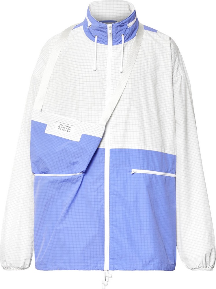 Maison Margiela Oversized Colour-Block Ripstop Jacket