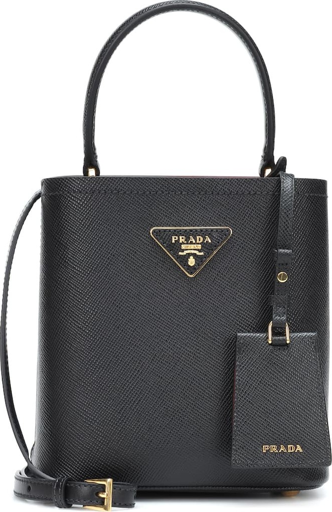 Prada Saffiano mini leather bucket bag