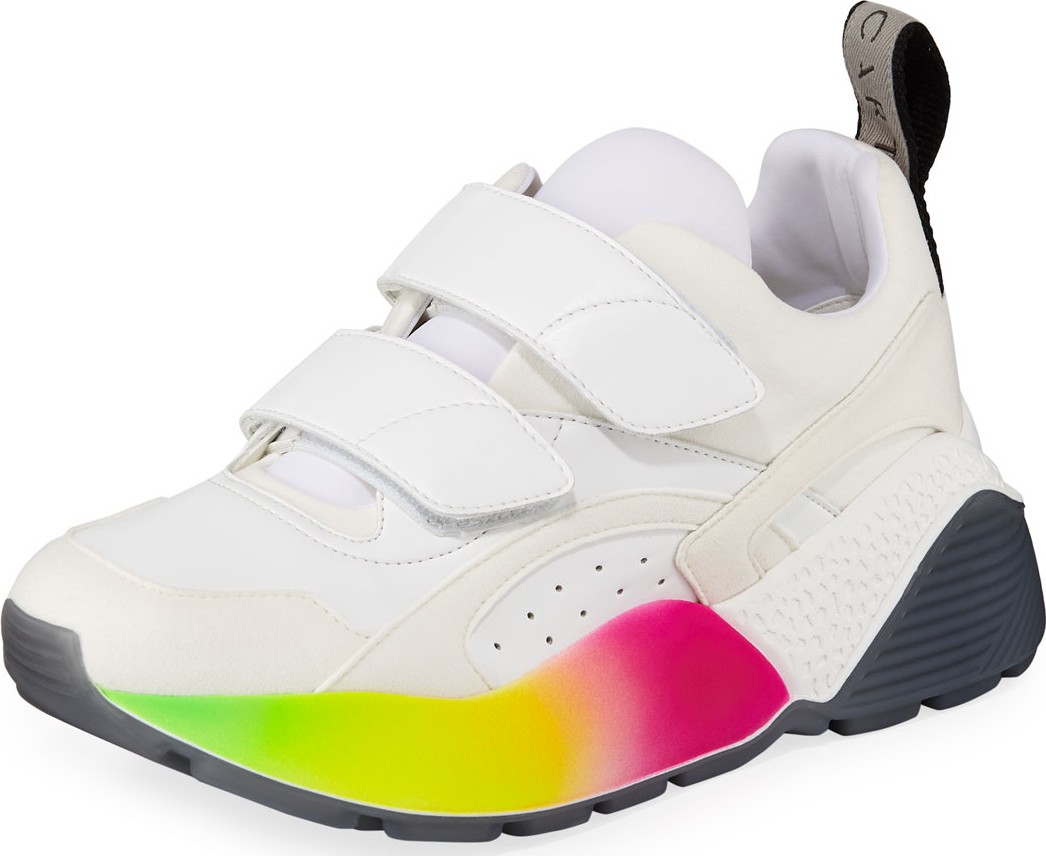 Stella McCartney Eclypse Grip-Strap Platform Sneakers