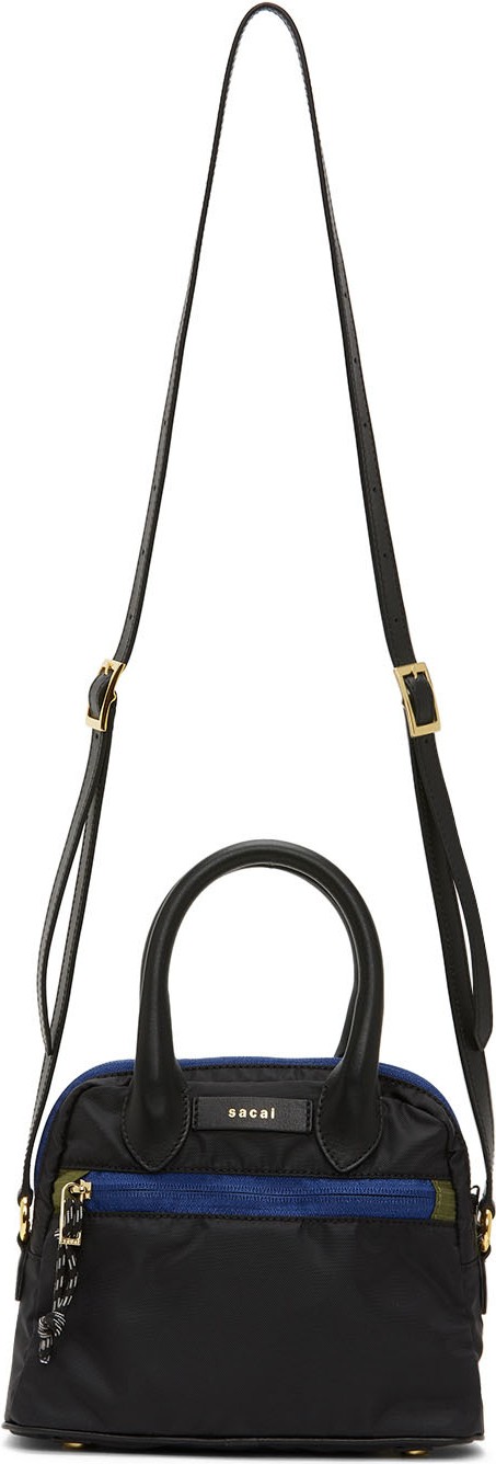 Sacai Black Small Nylon Classic Fold Duffle Bag