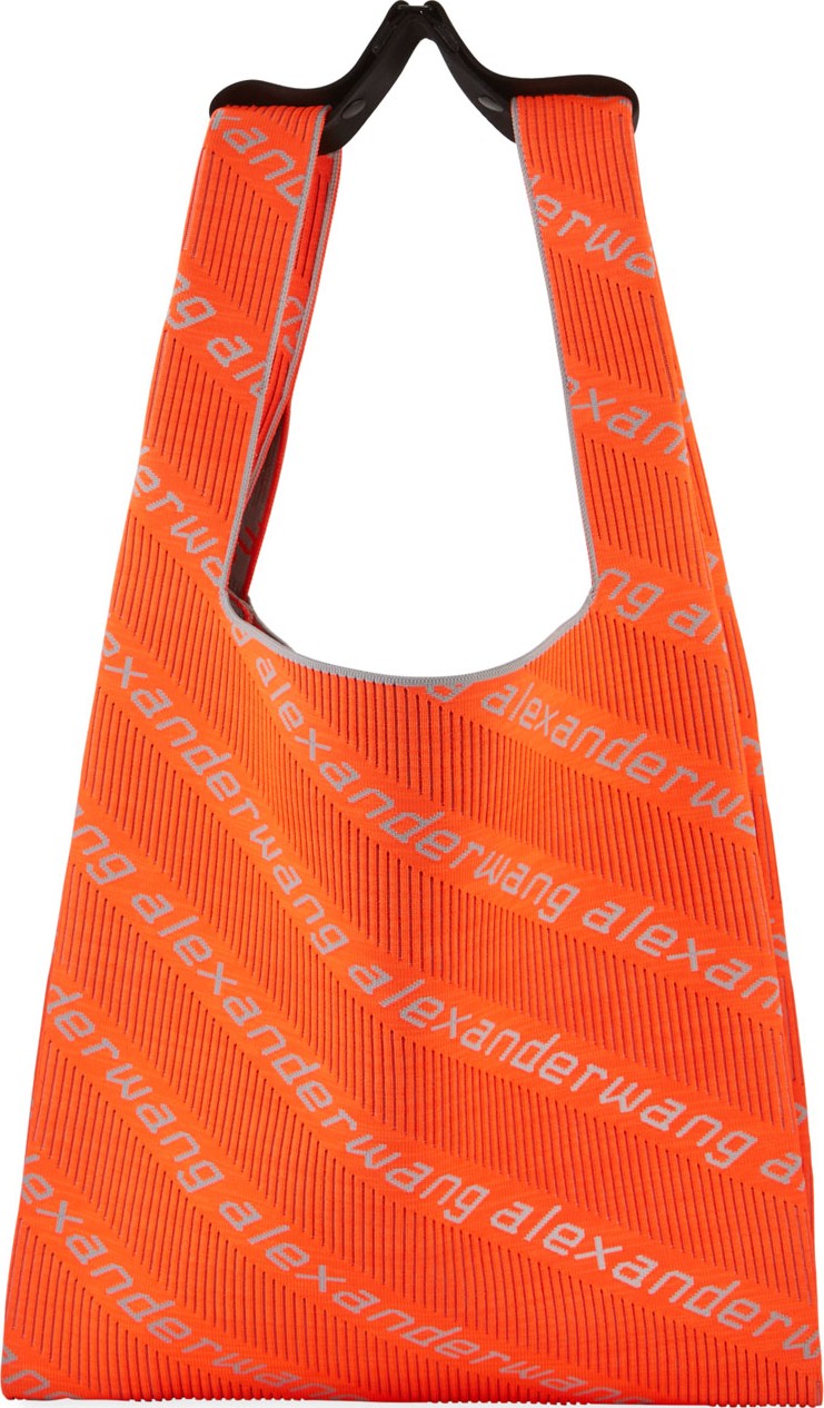 Alexander Wang Knit Jacquard Shopper Tote Bag