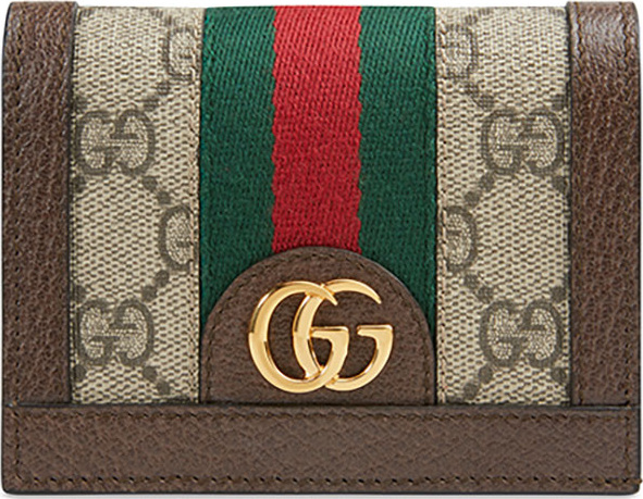 Gucci Ophidia GG Supreme Flap Card Case