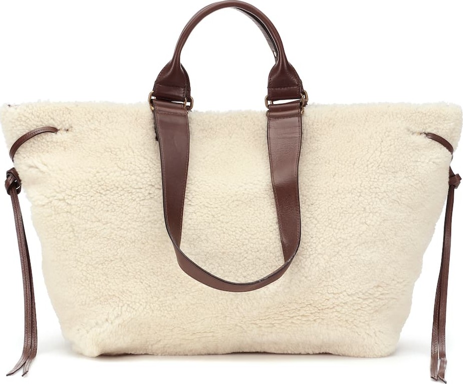 Isabel Marant Wardym shearling tote