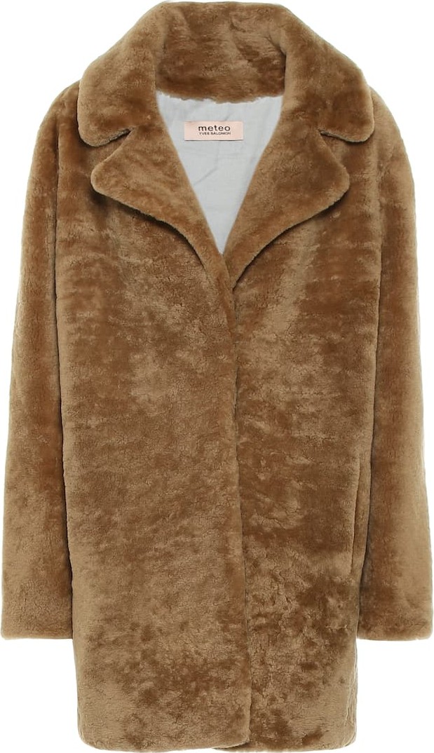 Meteo By Yves Salomon Lamb fur coat