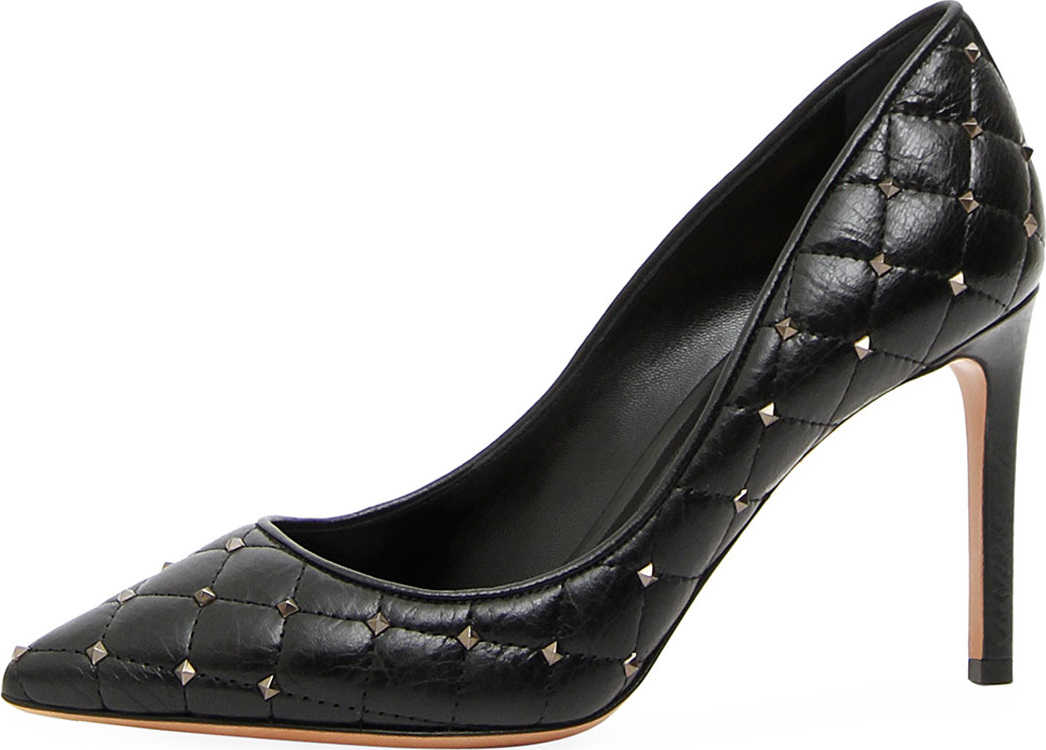 Valentino Rockstud Spike Pointed-Toe Pump