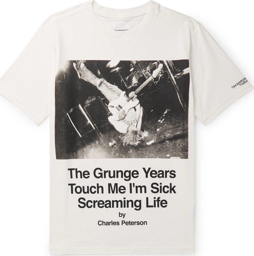 Takahiromiyashita The Soloist Printed Cotton-Jersey T-Shirt