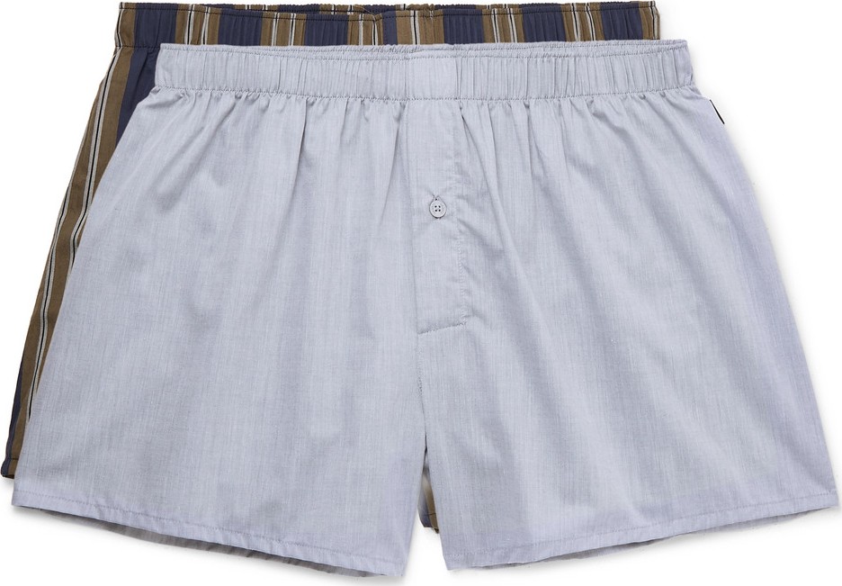 Hanro Two-Pack Cotton Boxer Shorts