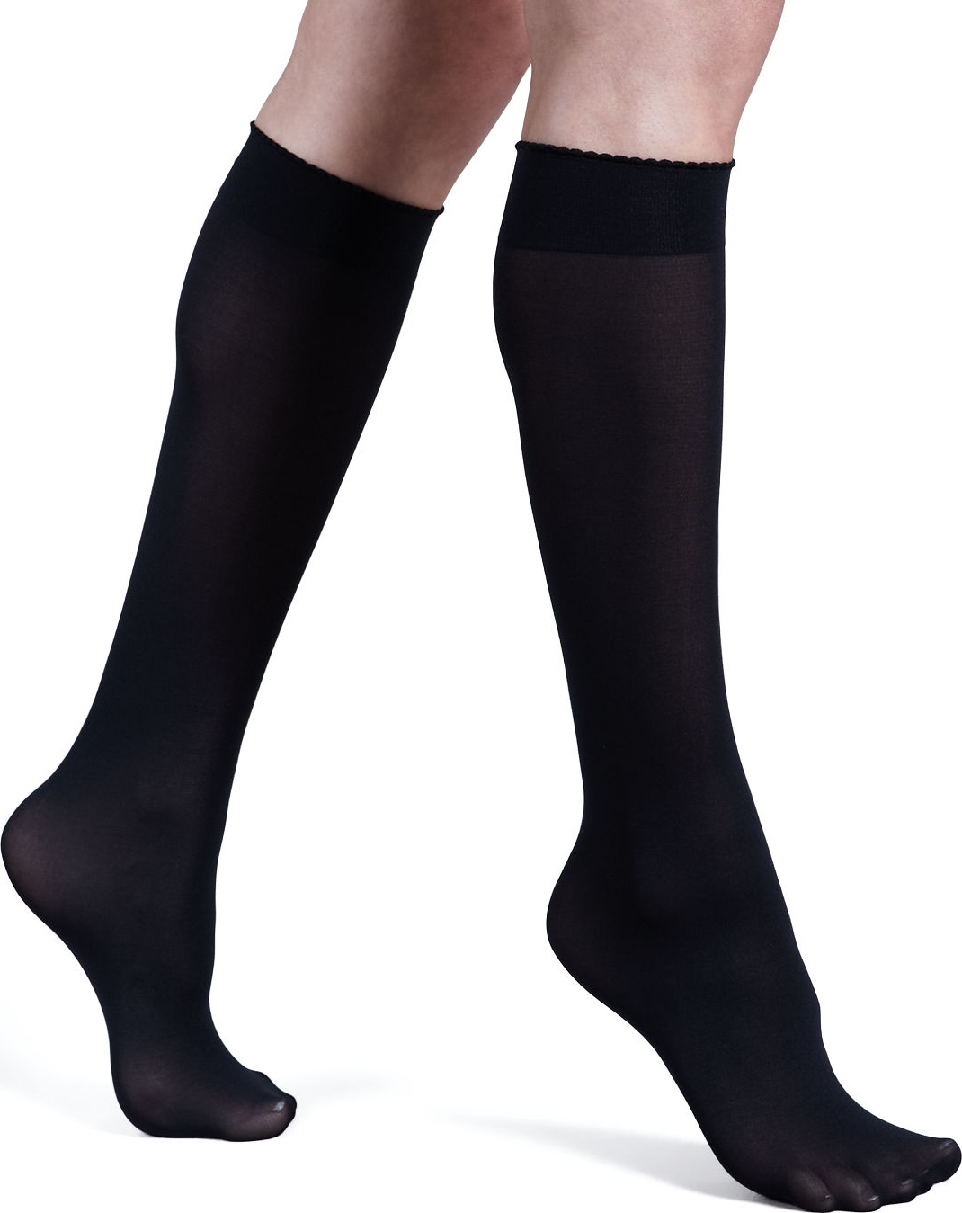 Wolford Velvet de Luxe 50 Denier Knee-High Socks