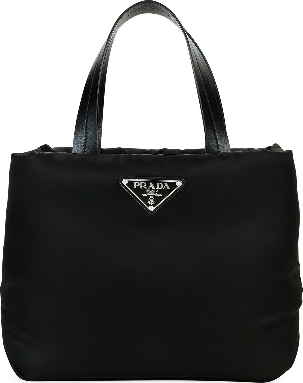 Prada Nylon Small Zip Tote Bag