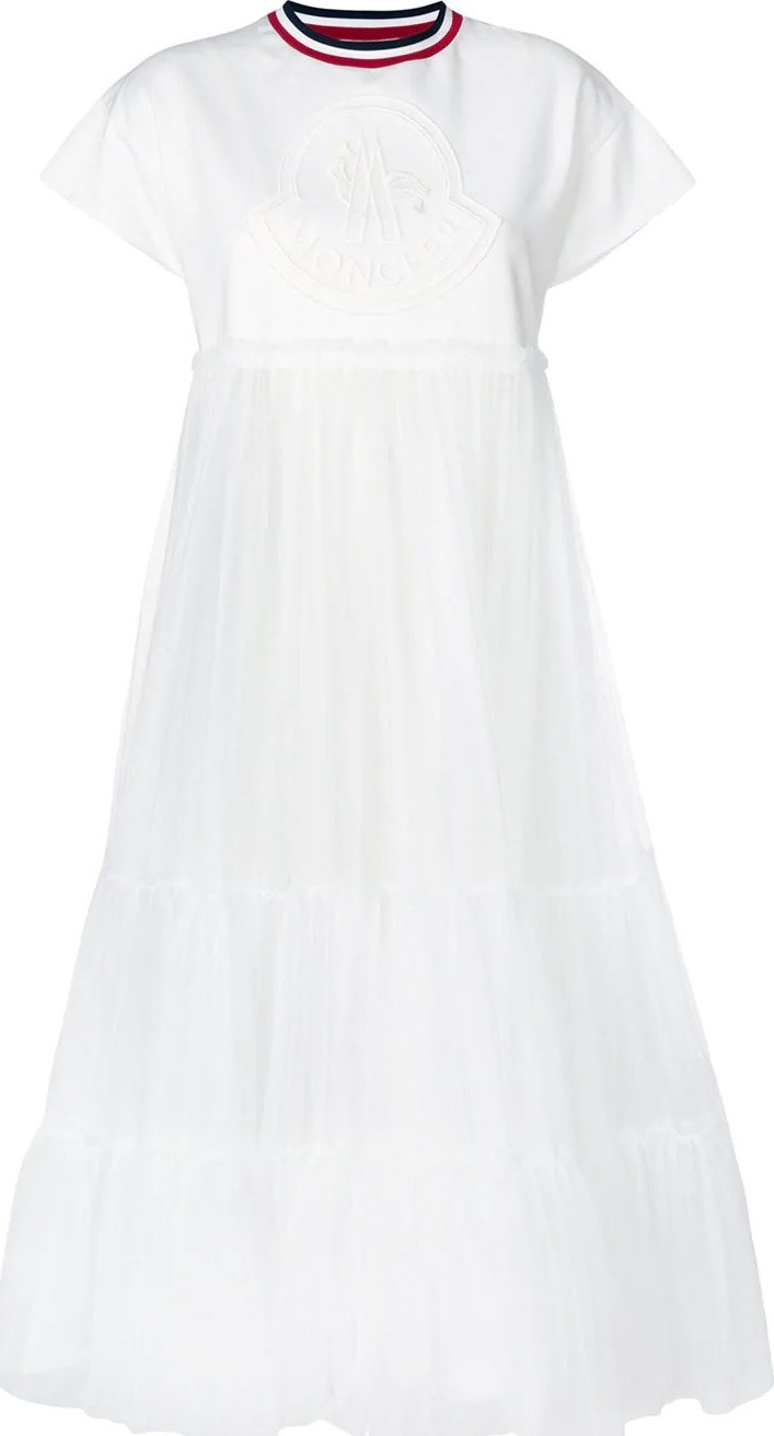 Moncler T-shirt tulle dress