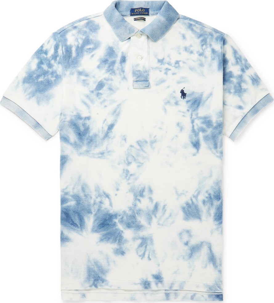 Polo Ralph Lauren Slim-Fit Tie-Dyed Cotton-Piqué Polo Shirt