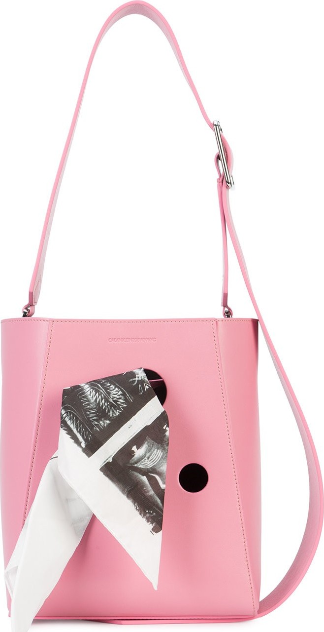 Calvin Klein 205W39NYC bandana bucket bag