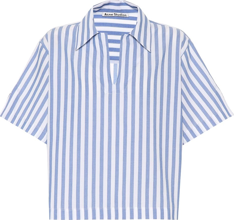 Acne Studios Striped cotton shirt