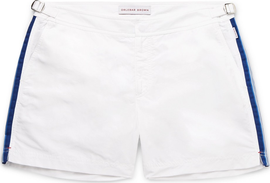 Orlebar Brown Setter Slim-Fit Short-Length Striped Swim Shorts