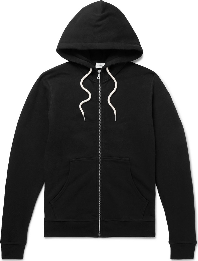 John Elliott Loopback Cotton-Blend Jersey Zip-Up Hoodie
