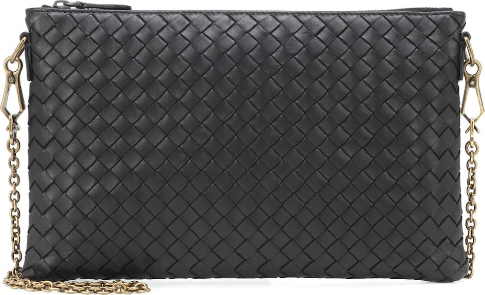 Bottega Veneta Intrecciato leather chain wallet