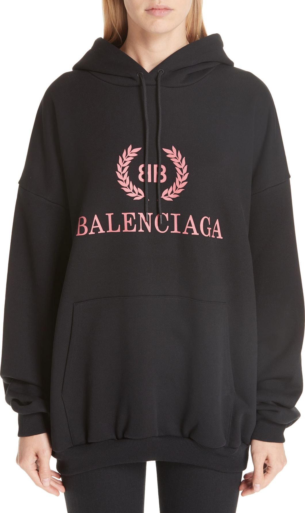 Balenciaga Wreath Logo Hoodie