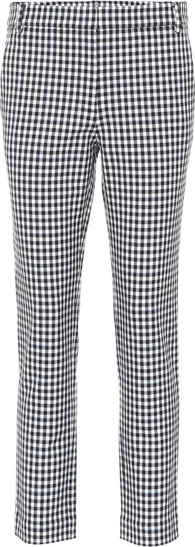 Tibi Beatle gingham cropped pants