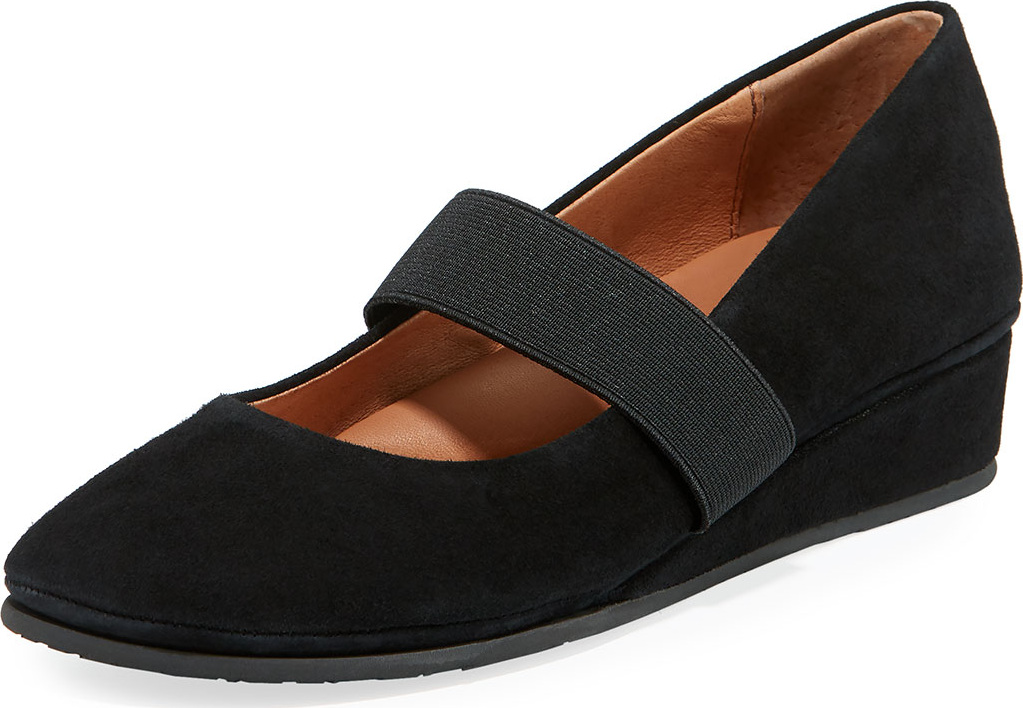 Gentle Souls Aria Demi-Wedge Mary Jane Flat