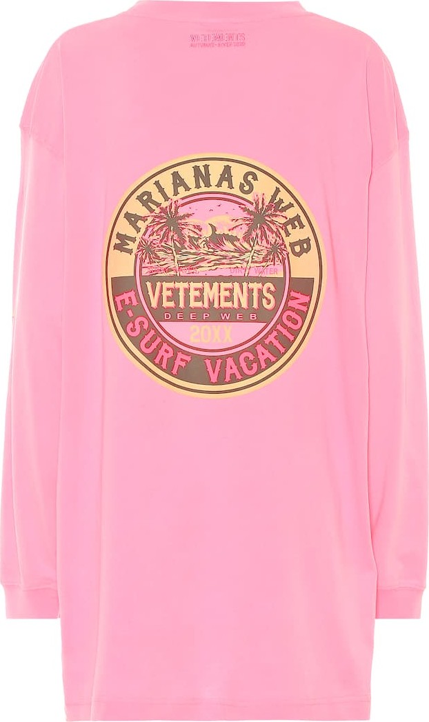 Vetements Oversized cotton-jersey sweatshirt