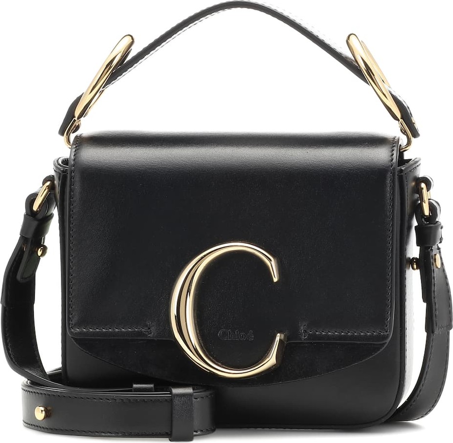 Chloe Chloé C Mini leather shoulder bag
