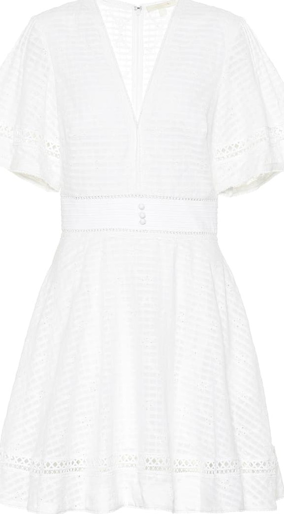 Jonathan Simkhai Broderie anglaise cotton minidress