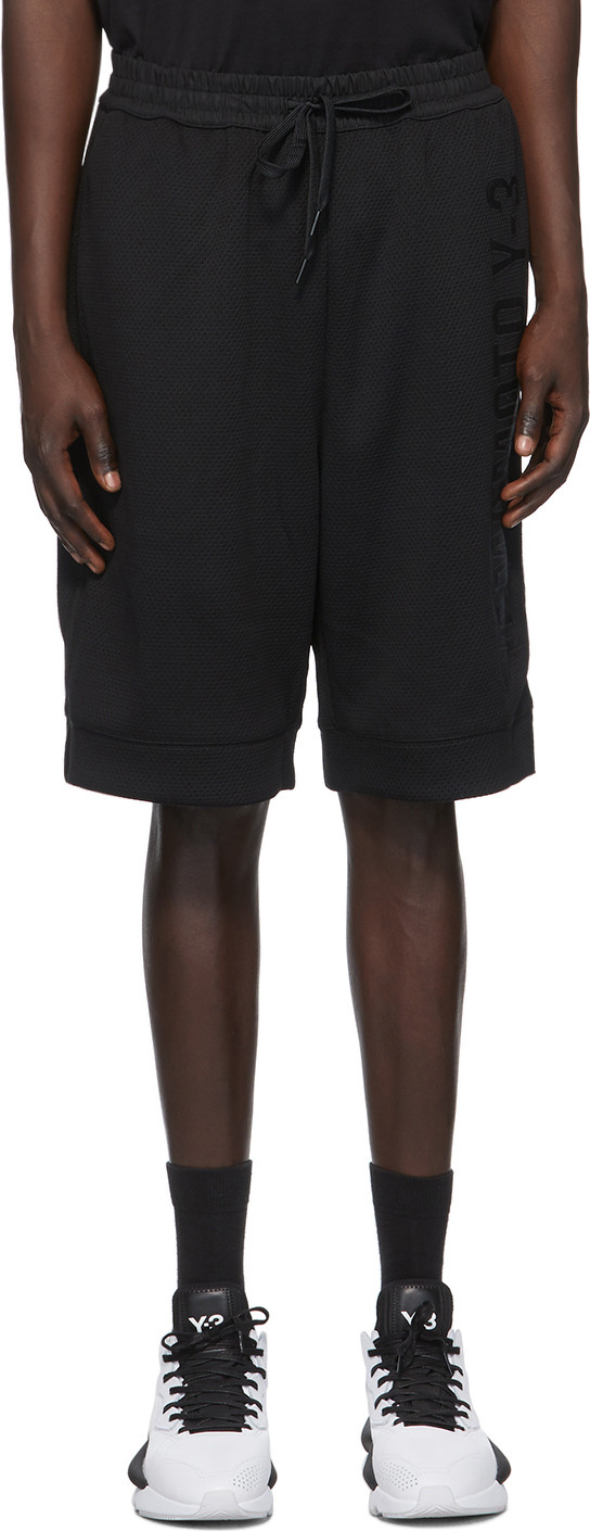 Y-3 - Black Mesh CH2 GFX Shorts