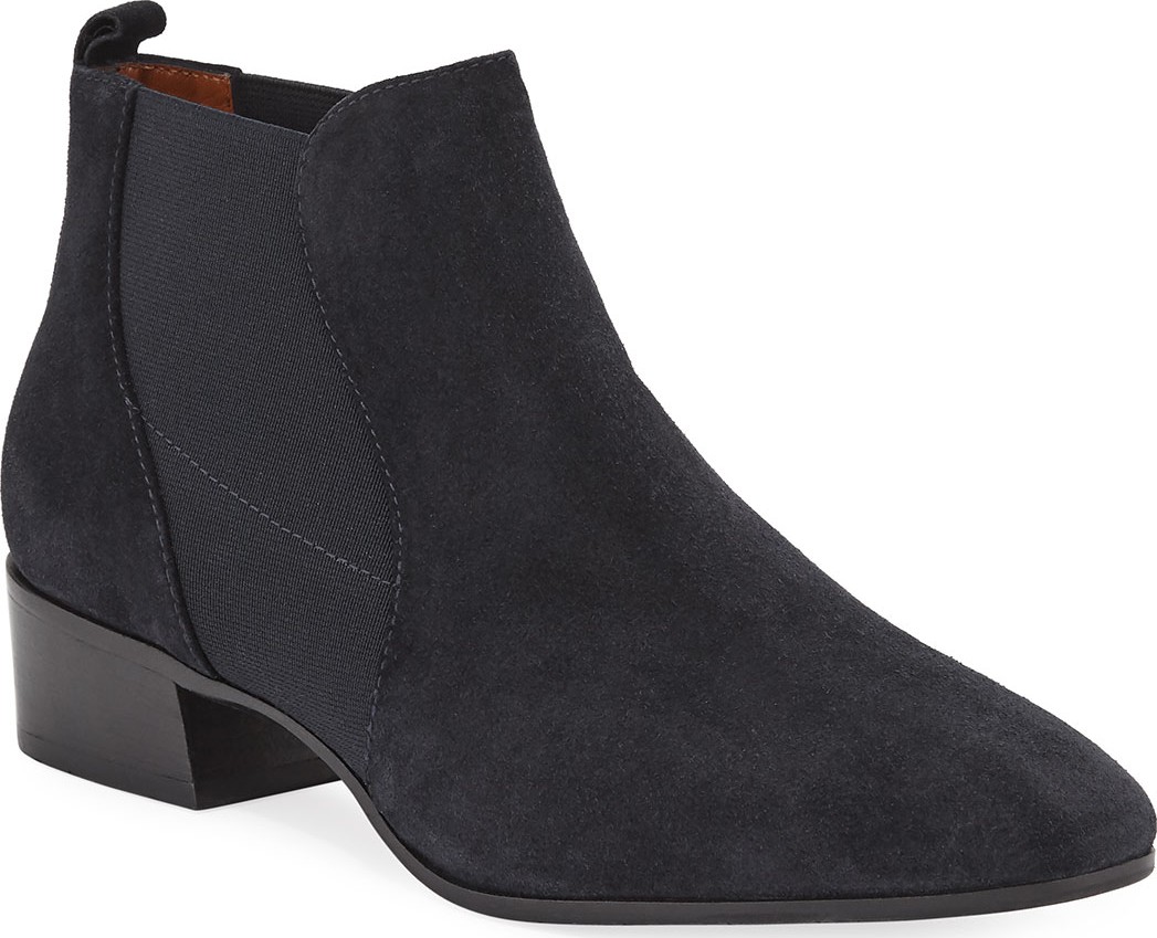 Aquatalia Falco Suede Gored Booties