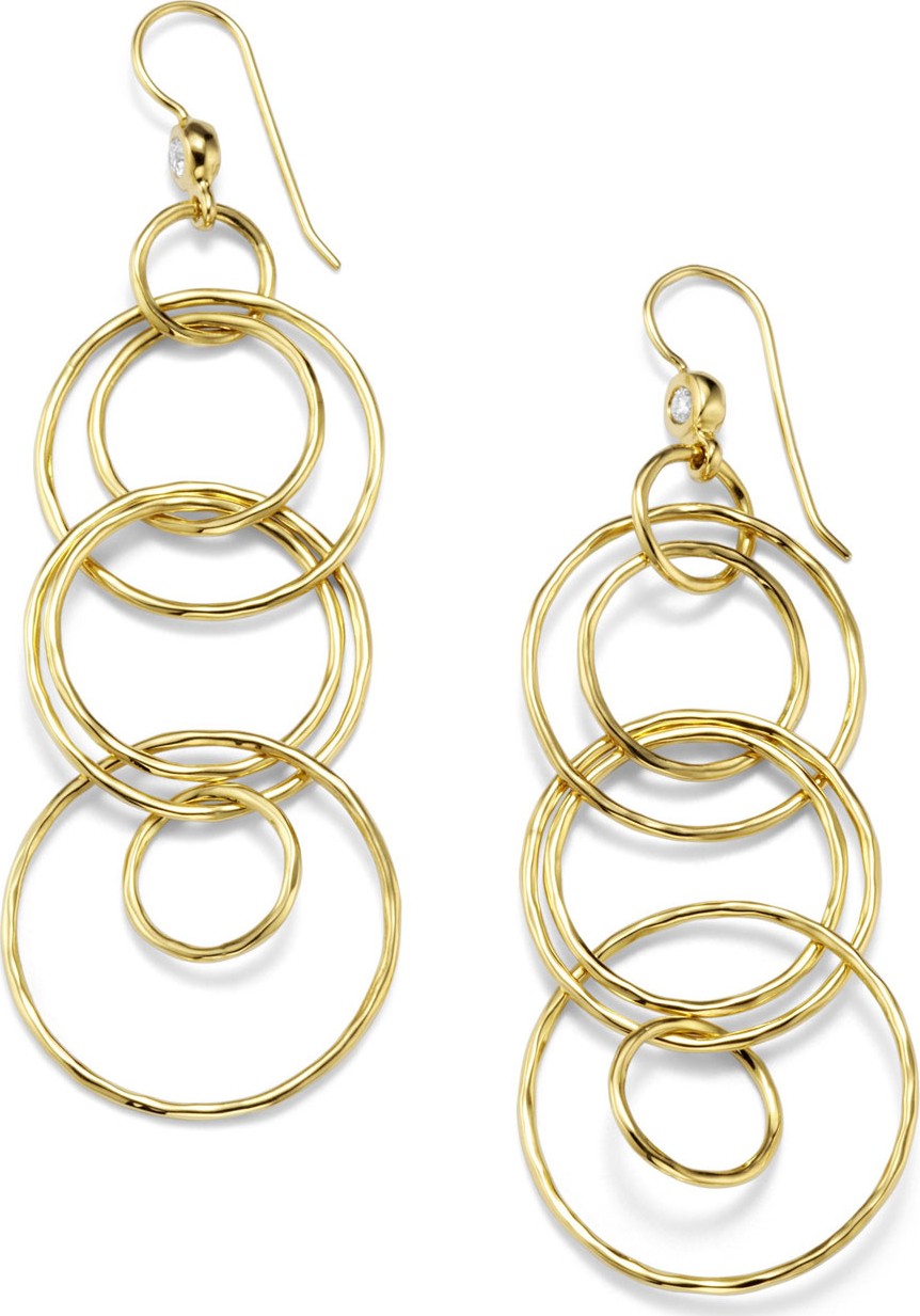 IPPOLITA Classico 18k Gold Jet Set Earrings