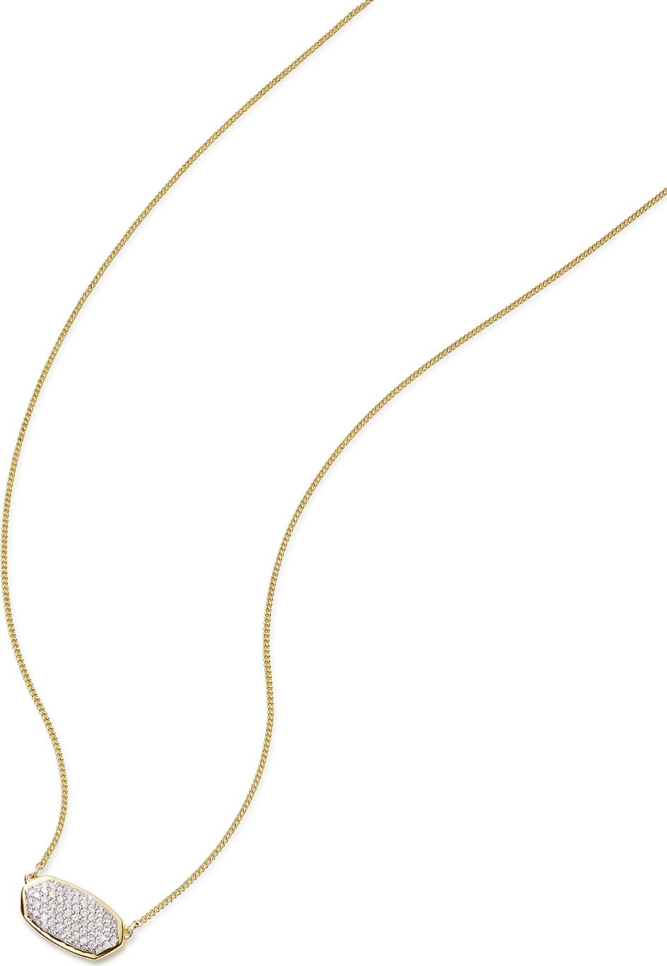 Kendra Scott Elisa 14k Gold Diamond Pendant Necklace