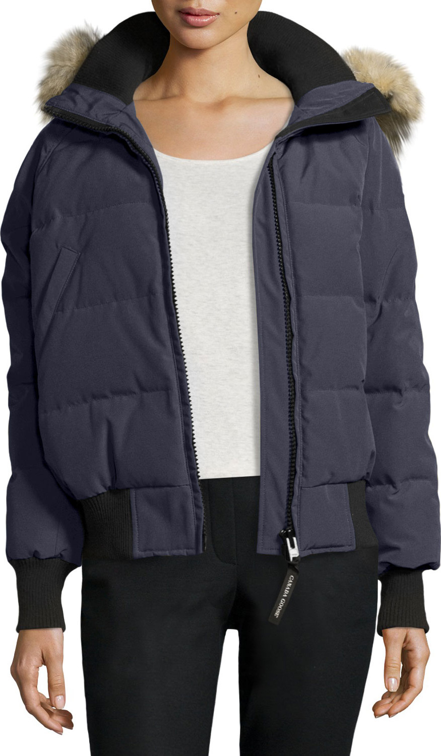 Canada Goose Savona Hooded Quilted Bomber Jacket