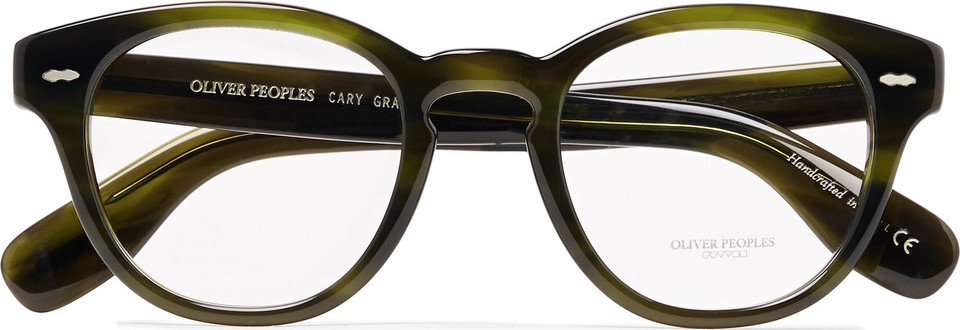 Oliver Peoples Cary Grant Round-Frame Acetate Optical Glasses