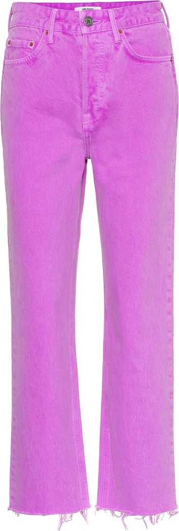 Grlfrnd The Mica high-rise cropped jeans