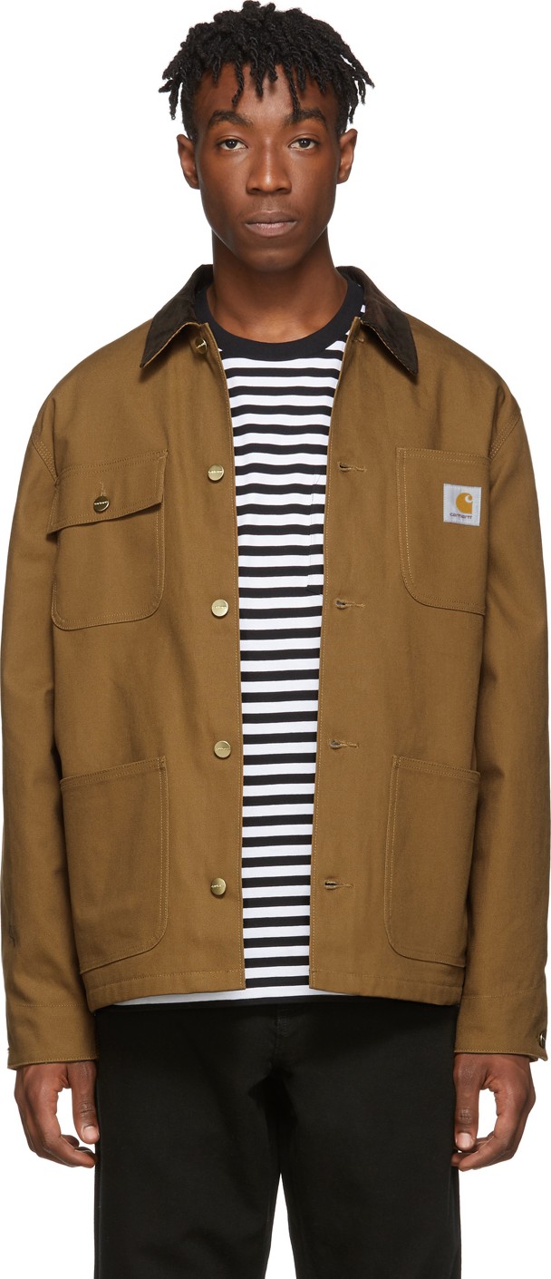 Carhartt Work In Progress Brown Michigan Coat